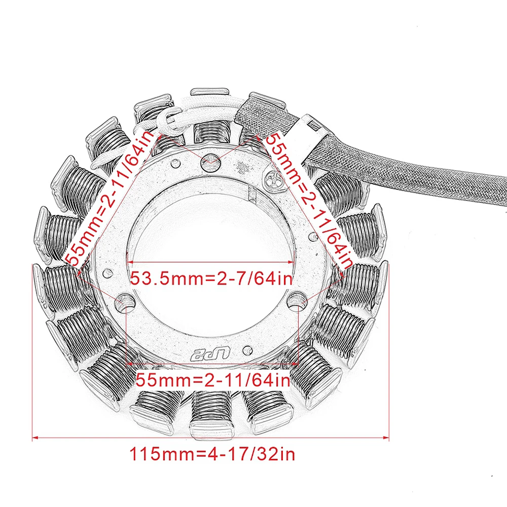 Stator Coil For Explorer Atlas 500 Everest Grumbler 500 / Grison Bazooka 625 ATV UTV 0180-032000-0001