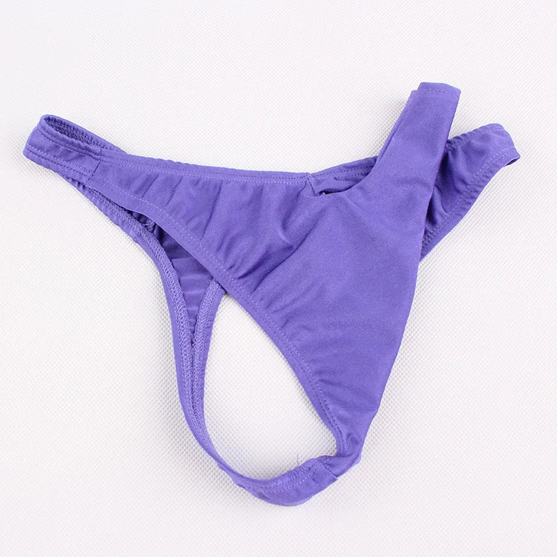 Mens Sex Silky Penis Sleeve Bikini Pouch Panties Men Elephant Nose Briefs Ice Silk Underwear Sexy Big Penis Pouch Panties