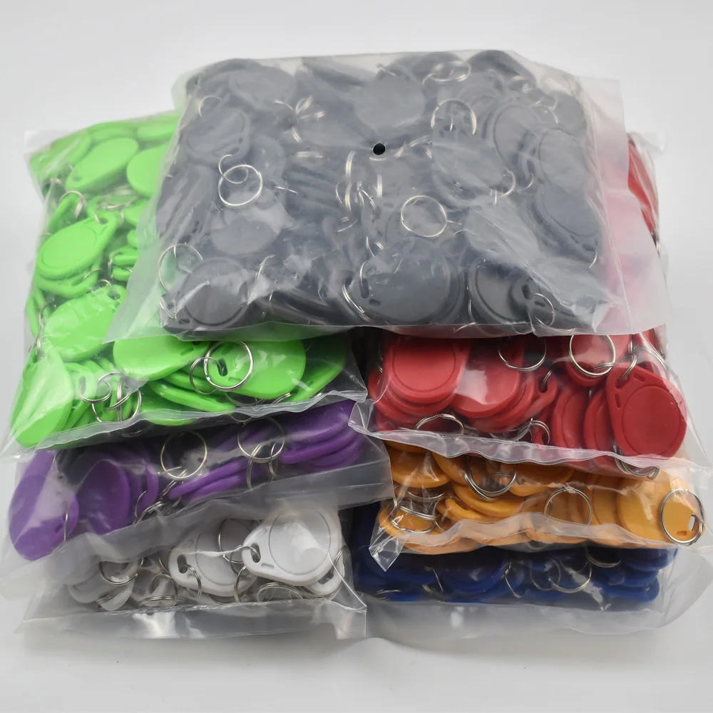 100 Stks/partij 13.56Mhz Ultralight C Rfid Sleutel Nfc Tag