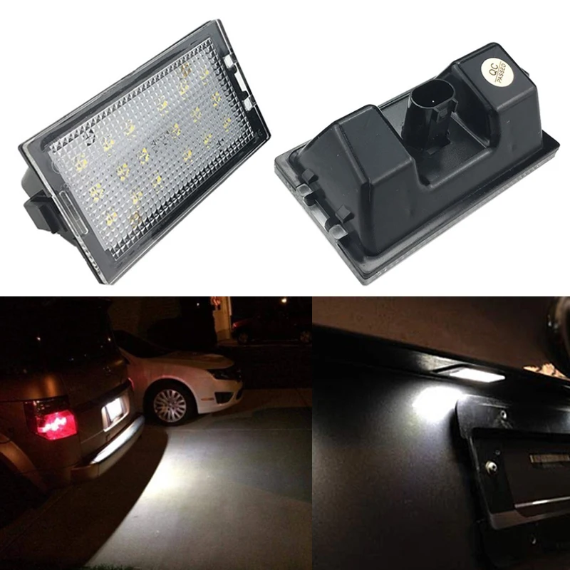 

2pcs Led Canbus Number Lamp License Plate Light No Error For Land Rover 2 LR2 Range Rover Sport Discovery 3 LR3 4 LR4 Freelander