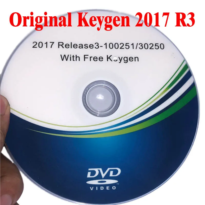 Original 2017 R3 Newest 2017.R3 Free Keygen DVD CD Support ISS Functions with Car and Truck for 150e Multidiag Vd 150e