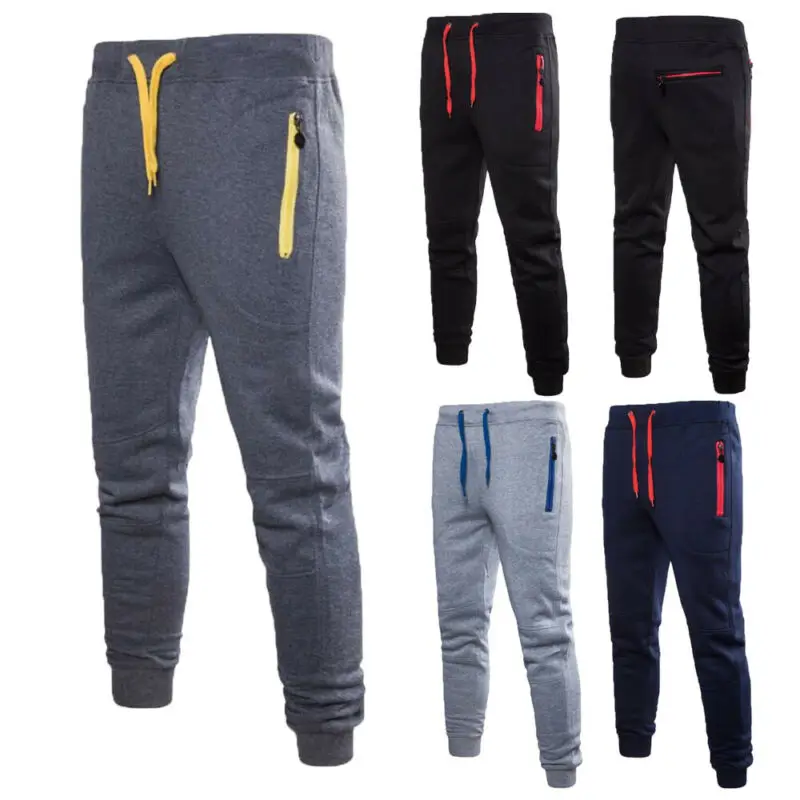 แฟชั่นผู้ชายใหม่กางเกงกีฬากางเกงยาวกางเกงTracksuitออกกำลังกายออกกำลังกายJoggers Sweatpants Streetwear