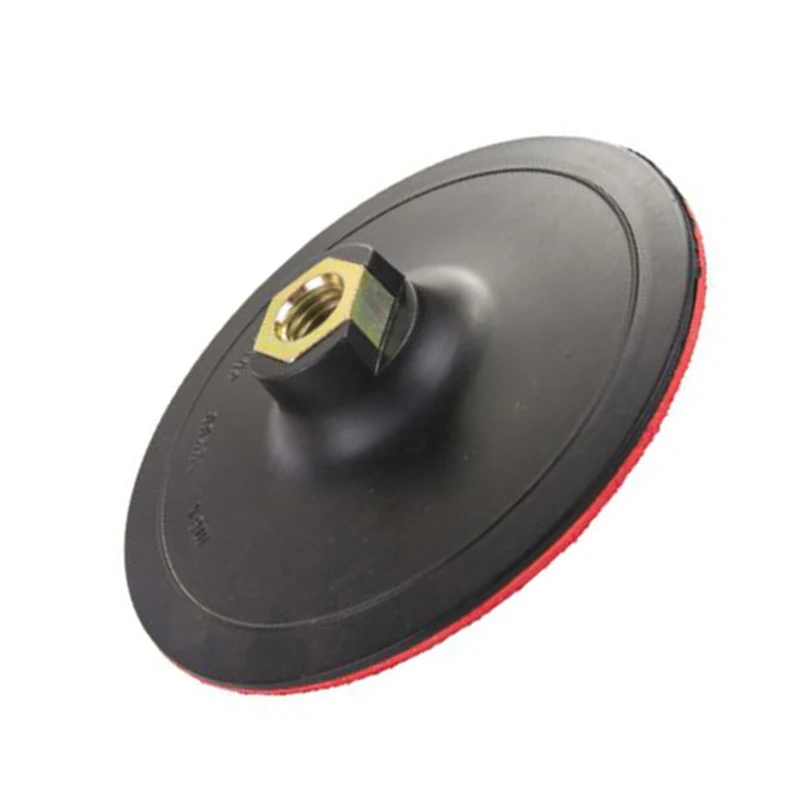 Piastra lucidata tampone abrasivo 150/125mm gancio e anello per dischi lucidatrice levigatrice smerigliatrice angolare filettatura M14