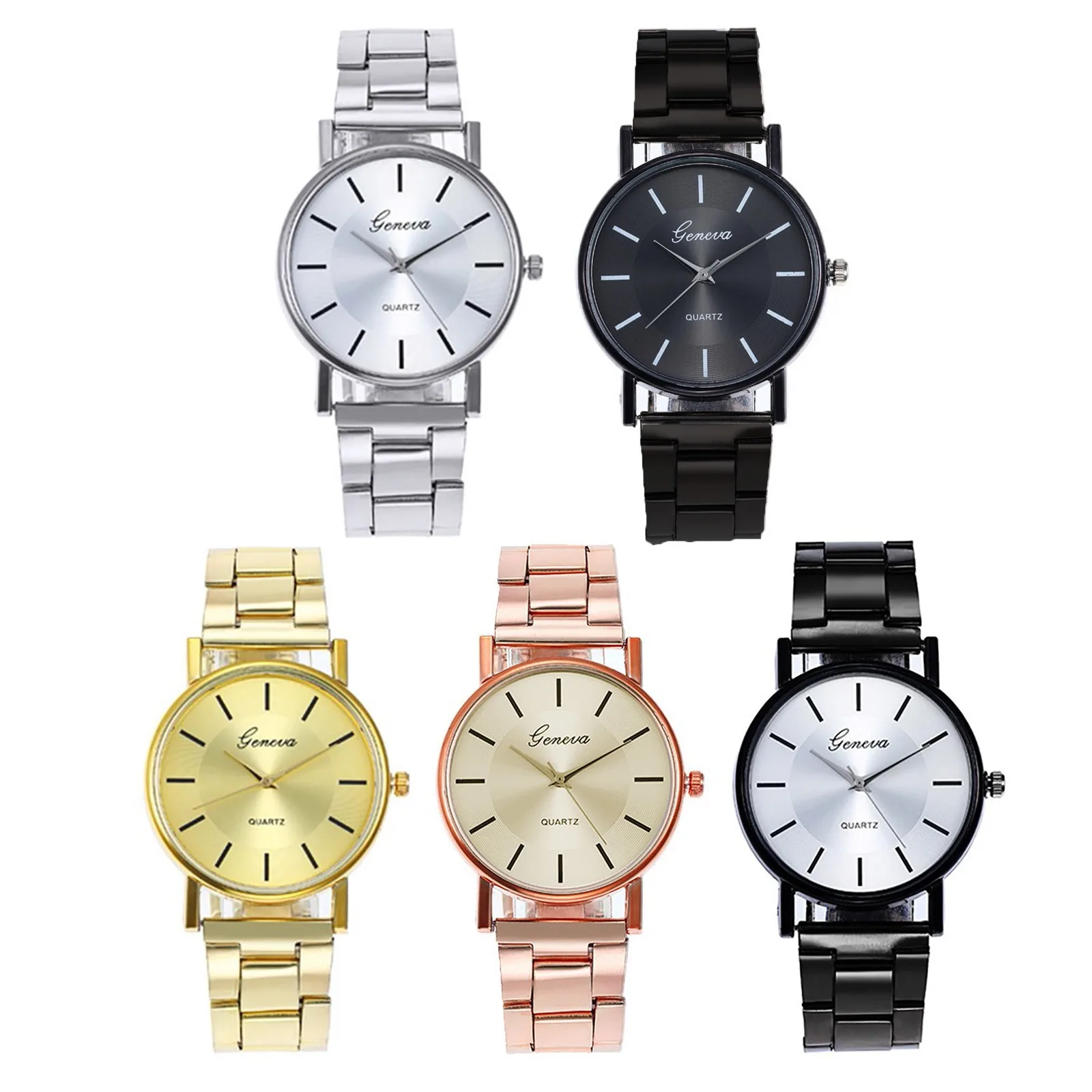 

Ladies Watches Popular Brand Geneva Watches Fashion Leather Band Quartz Watch Women Casual Watches Clearance Sale Dropship