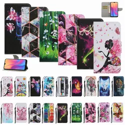 Wzorzysty pokrowiec na telefon komórkowy Etui do Samsung Galaxy A22 A31 A32 A40 A41 A42 A50 A30S A50S A51 A52 A70 A71 A72 4G 5G P20F