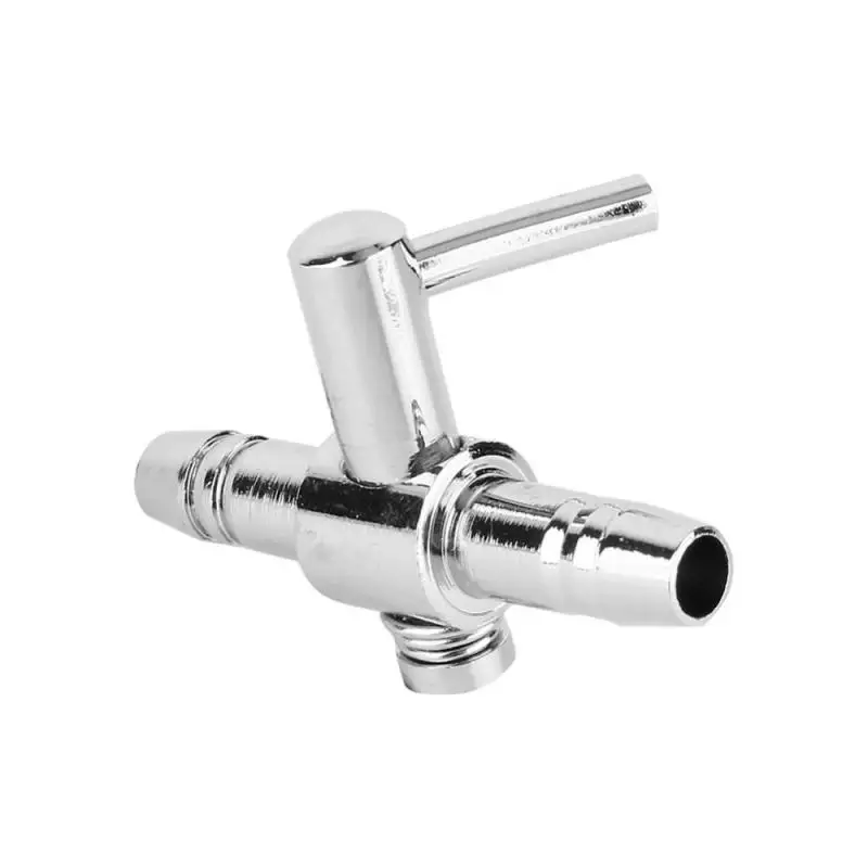 Stainless Steel Aquarium Air Regulator Valve Fish Tank Air Line Divider Control Valve Air Pump Aquarium Accessories For Tube 4mm