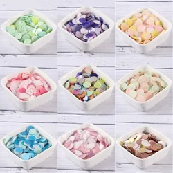 Eo-Friendly 250pcs/Lot 10mm New Nice Matte PET Loose Sequins Flat Artesanatos Findings Sewing Wedding Craft Garment Accessories