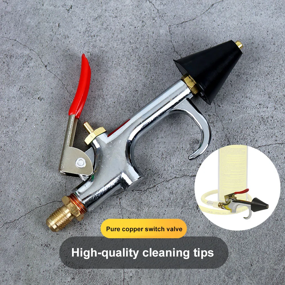 Car Air Conditioner A/c Line Set Flush Tools Canister Replacement Stainlesssteel Gun Nozzle Car Air Conditioning Cleaning Tool