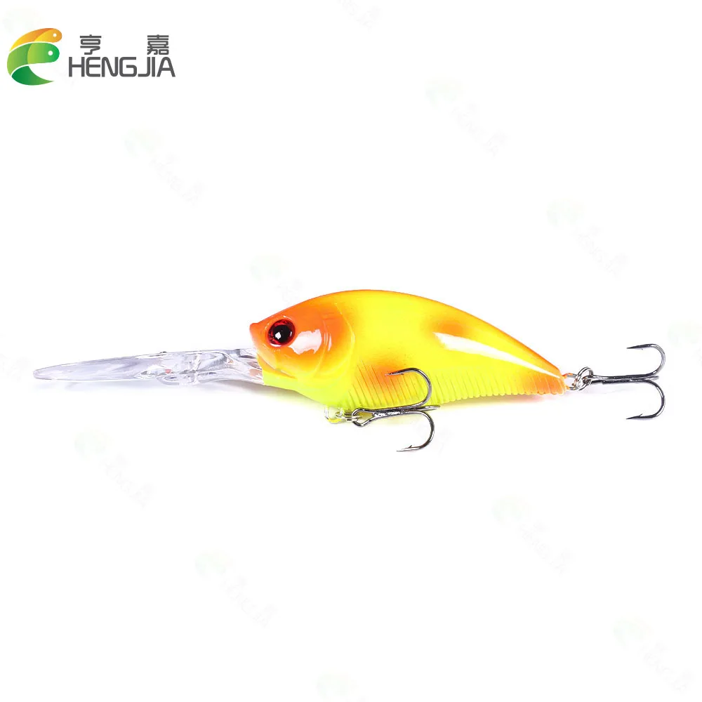 Hengjia 12,5cm 20,5g Crankbait Köder Angelköder Hecht Karpfen Angeln Künstlicher Hartköder Wobbler Crankbait Angelzubehör