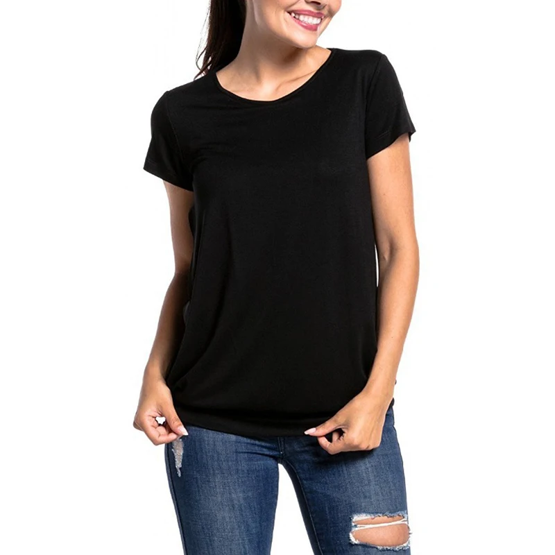 Maternity Tops Women\'s Comfy Short Sleeve Nursing Tunic for Breastfeeding T-Shirt Pregnant Pregnancy Womens Clothing Mom #2022