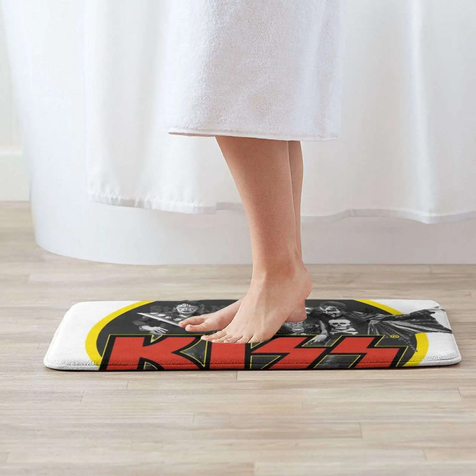 Rock And Roll - Kiss The Band - Kiss - Kiss Group - Best Rock Band Soft Cushion Home Carpet Door Mat Car Rug Kiss Made Lovin