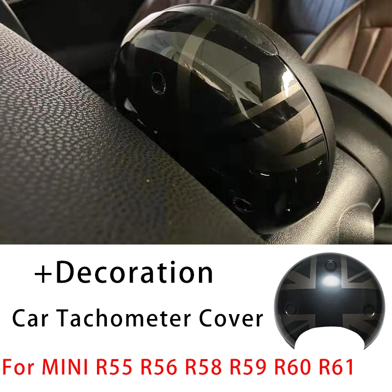 For MINI Cooper JCW S R56 R55 R60 R61 Clubman Countryman The Black Flag Car Tachometer Cover Sticker Car-Styling Accessories