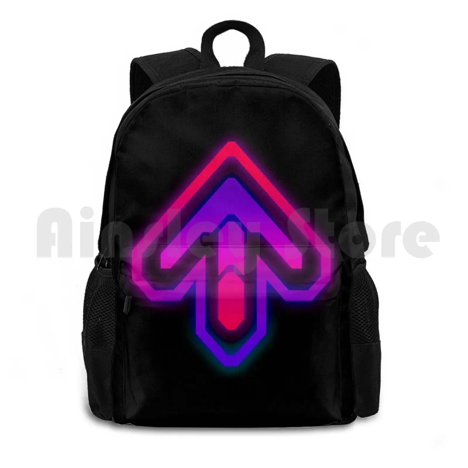 Ddr Outdoor Hiking Backpack Waterproof Camping Travel Ddr Dance Revolution Game Fun Retro Arcade Key Keyboard Gameplay Gaming