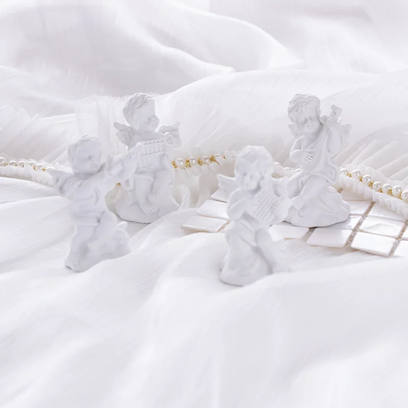 Mini angelo decorazione in resina puntelli per foto fotografia sfondo decorazione puntelli