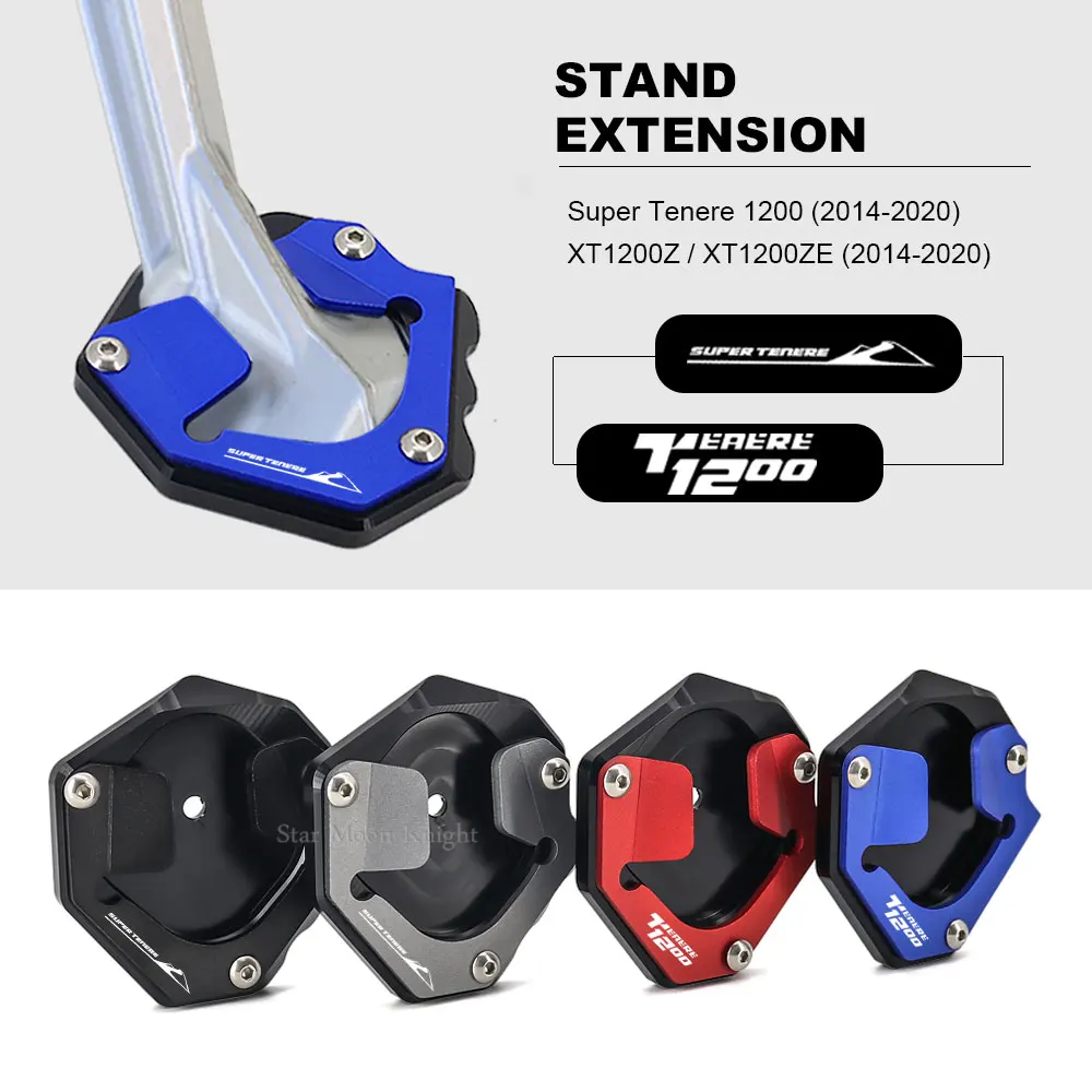 For Yamaha XT 1200 Z Super Tenere 1200 XT1200Z XT1200ZE  Motorcycle  Kickstand Side Stand Enlarge Extension Foot Pad Support