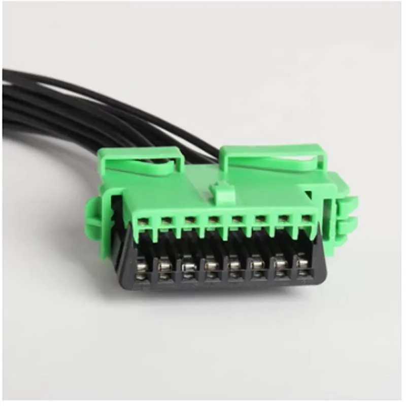 OBD 16 Pin Way Female Connector Plug with Full Wire Harness Cable Pigtail or 16pin Terminal for Citroen Peugeot Car OBD2 Adapter