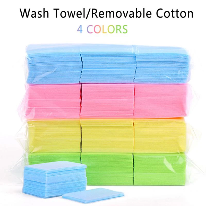 900pcs/1000 Pcs Acrylic UV Gel Tips Cotton Nail Polish Remover Cleaner Wipes Lint Free