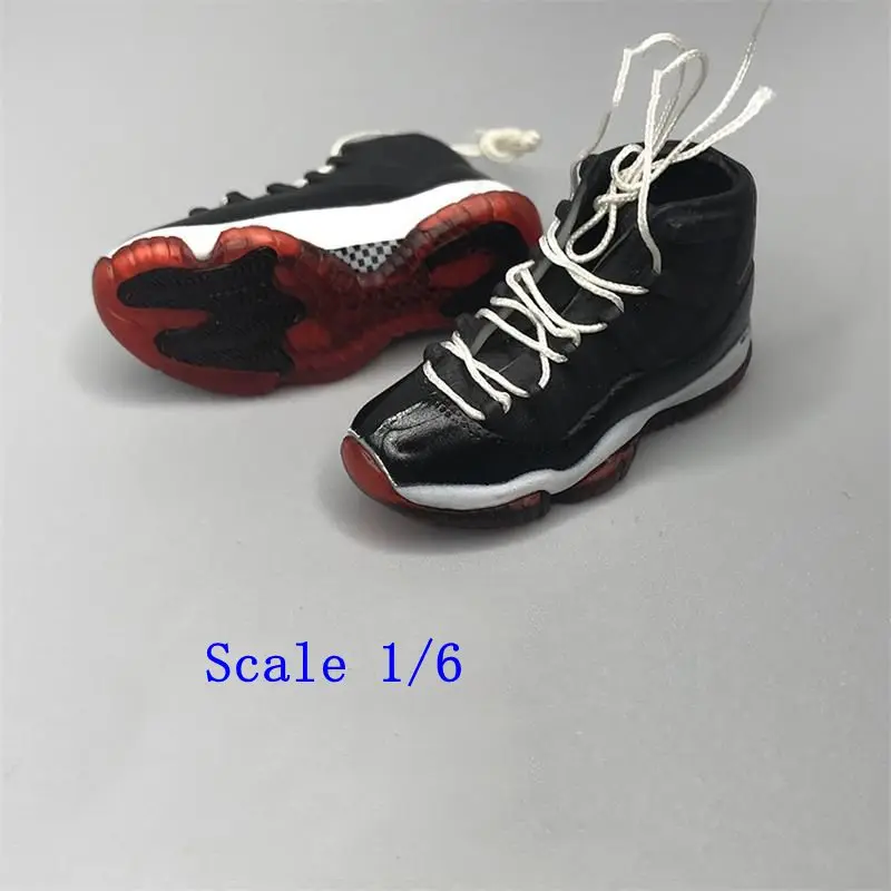 

1/6 Scale Sports Shoes Hollow Black Color For Universal 12 Inch Doll Soldier Action Figures Collection