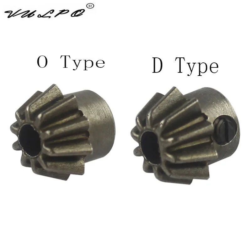 VULPO 2 Pcs/Pack Motor Pinion Gear Type O Type D For Airsoft Motor Hunting Accessories