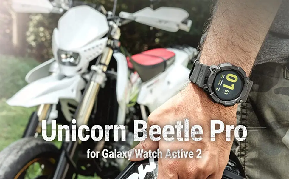 Case For Samsung Galaxy Watch Active 2 (44mm) SUPCASE UB Pro Rugged Protective Cover with Strap Bands For Galaxy Watch Active 2