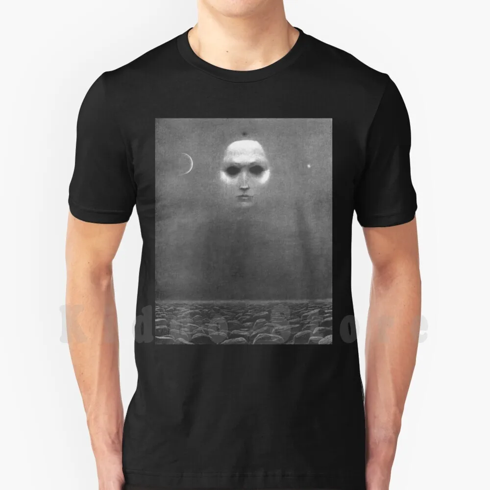 Untitled ( Silence Face ) , By Zdzis ? Aw Beksiński T Shirt Cotton Men DIY Print Cool Tee Zdzislaw Beksinski Beksinski Untitled