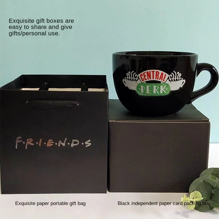 New Friends Tv Show Central Perk Big Mug 330 - 650ml Coffee Tea Ceramic Cup Friends Cappuccino Mug Christmas Gifts for Friends