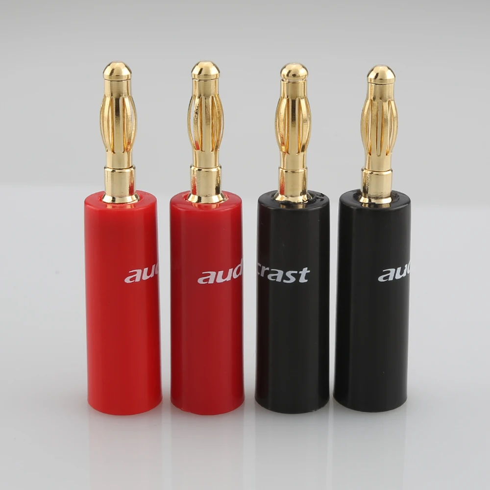 Hochwertiger B837G Bananenstecker Audiocrast 24k Vergoldeter 4mm Bananenstecker Hifi-Lautsprecherkabel-Verbinder – Detail 12