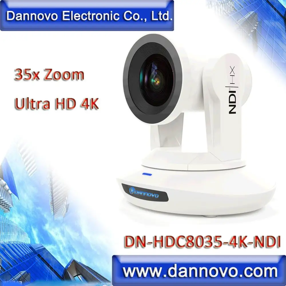 DANNOVO NDI|HX 4K UHD Video Camera for Government Legislative, Auditorium, 35x Optical Zoom PoE HDMI Camera(DN-HDC8035-4K-NDI)