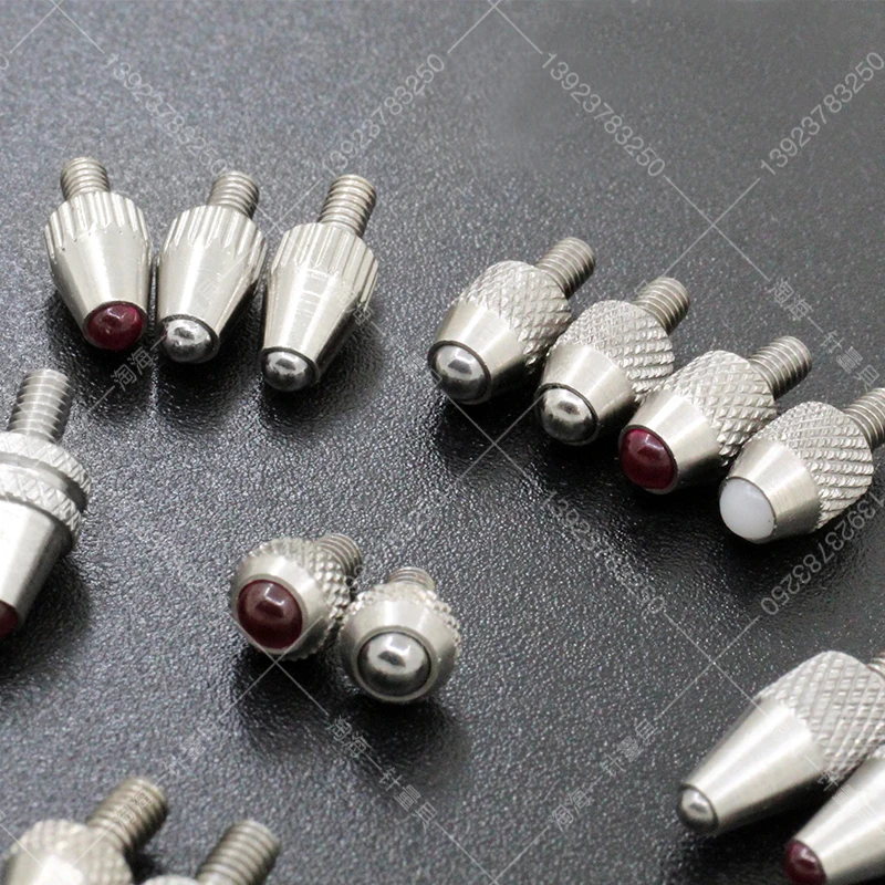 1pcs Customized 100 Micrometer Depth Gauge Height Gauge Lower Probe M2.5 Ruby Ball Diameter 2.0/2.5/3 Ball Probe