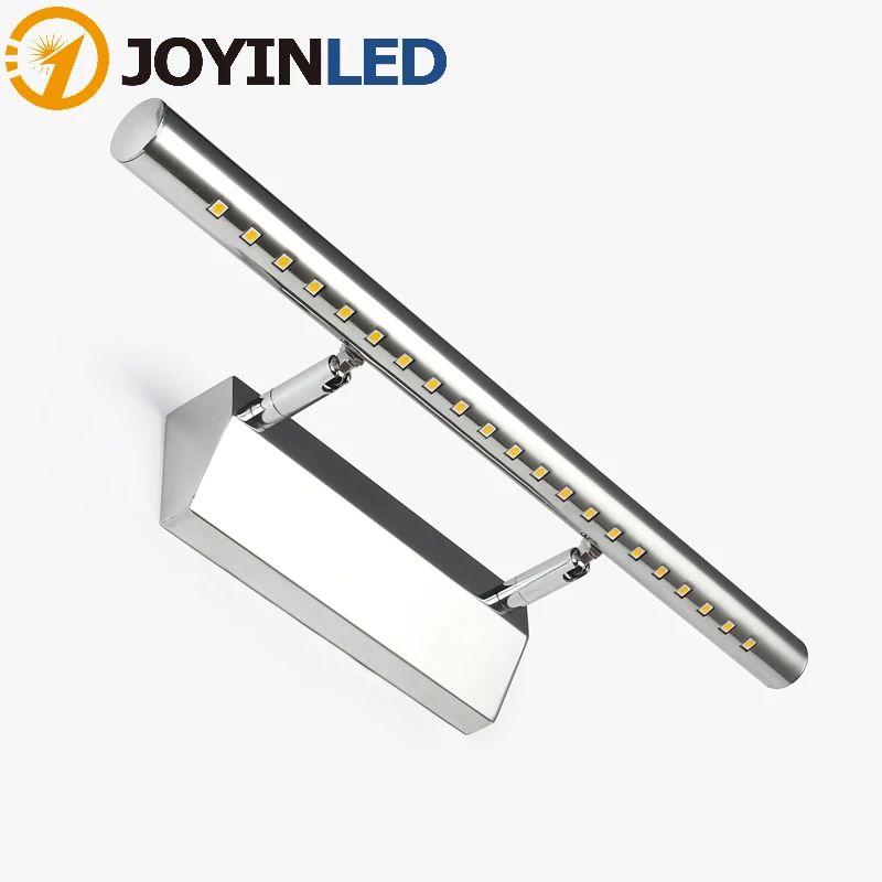 Hot Selling LED Wall Light Bathroom Mirror Warm White /white Washroon Wall Lamp Fixtures Aluminum Boby Stainless Steel