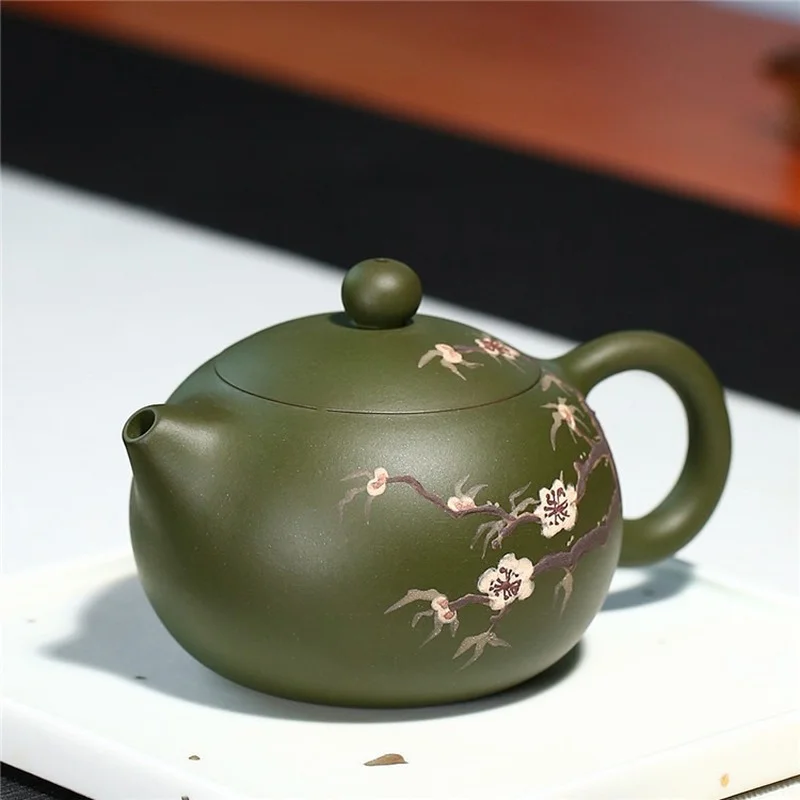 

Классический чайник из фиолетовой глины, чайники Xishi, красивый чайник ручной работы из бутика, индивидуальный 188 фильтр для отверстий в шариках 200 мл