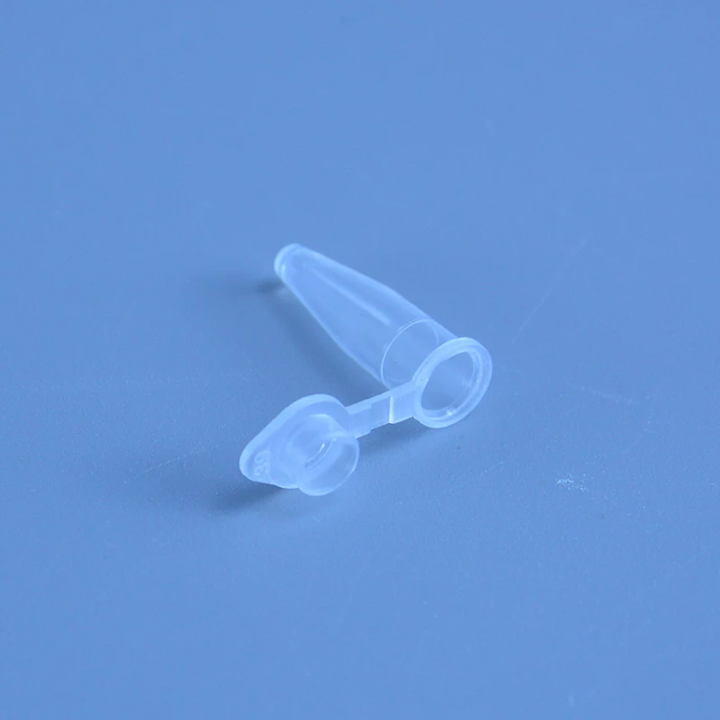 Micro 0,2 Ml Zentrifuge Rohr 50 stücke Test Rohre Transparente Kunststoff Rohr Container Wissenschaft Labor Test Zubehör Deckel