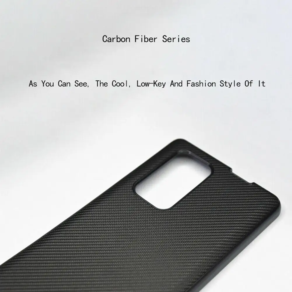 Estojo de couro em fibra de carbono resistente, capa à prova de choque para lg celular, asa para proteção de smartphone adequado para lg