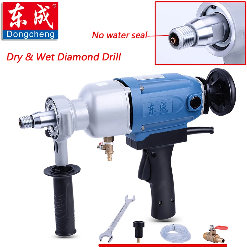 

2019 New 1800W Dry & Wet Diamond Drill With Water Source (hand-held), Max. 110mm Concrete Wall Electric Drill (No Water Seal)