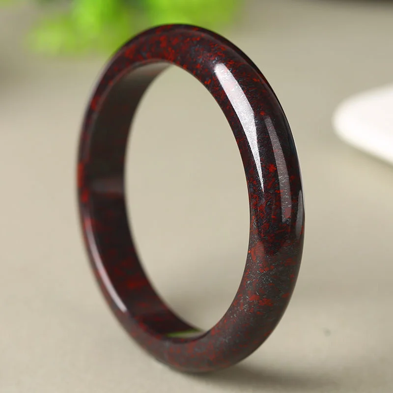 Hot selling natural hand-carved Chicken blood red Jade Bangle56-62mm fashion Accessories Men Women Luck Gifts Amulet for