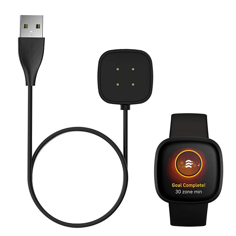 Suit for Fitbit Versa3 Smartwatch Magnetic Suction Chargersense Charging Base Data Cable Charging Cable