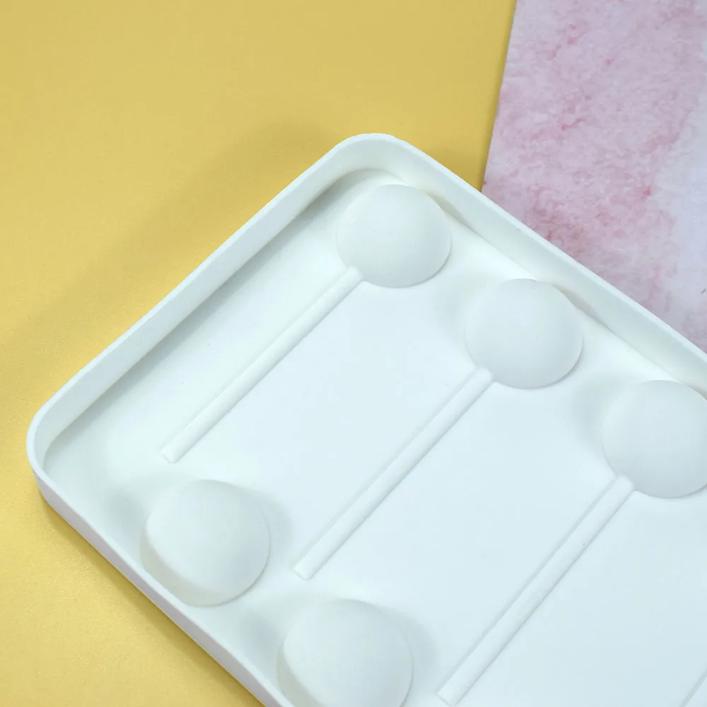 Dorica Lollipop Shape Chocolate Mousse Cake Silicone Mold French Dessert Tool Cake Decorating Tools Kitchen Bakeware