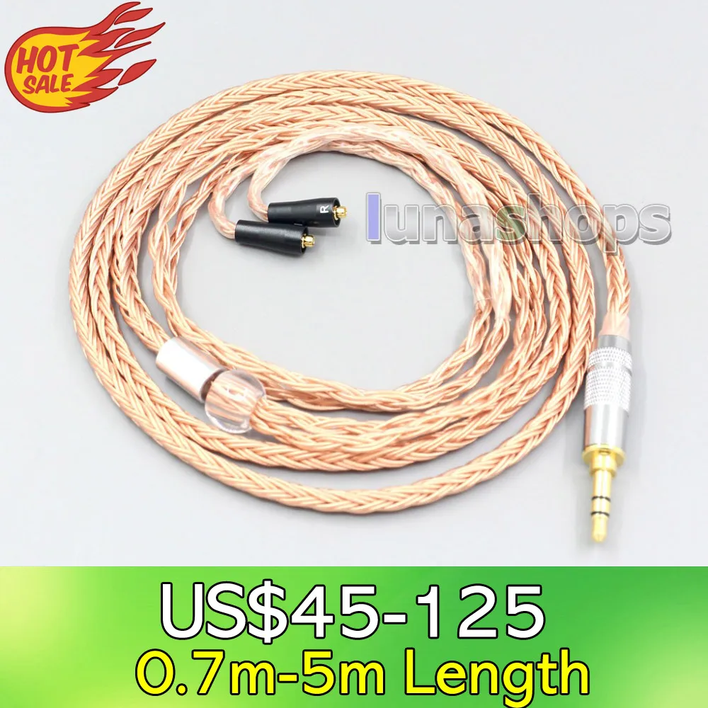 

LN007021 Balanced 16 Core 99% 7N OCC Earphone Cable For W40 W50 W60 UM10 UM20 UM30 UM40 UM50 Pro