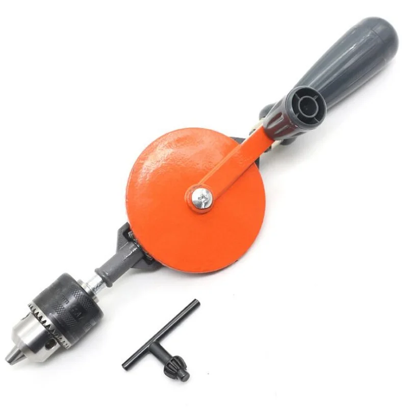 3/8 inch 45# steel double gear hand drill drilling tool 1.5-10 mm medium-sized wood hand drill