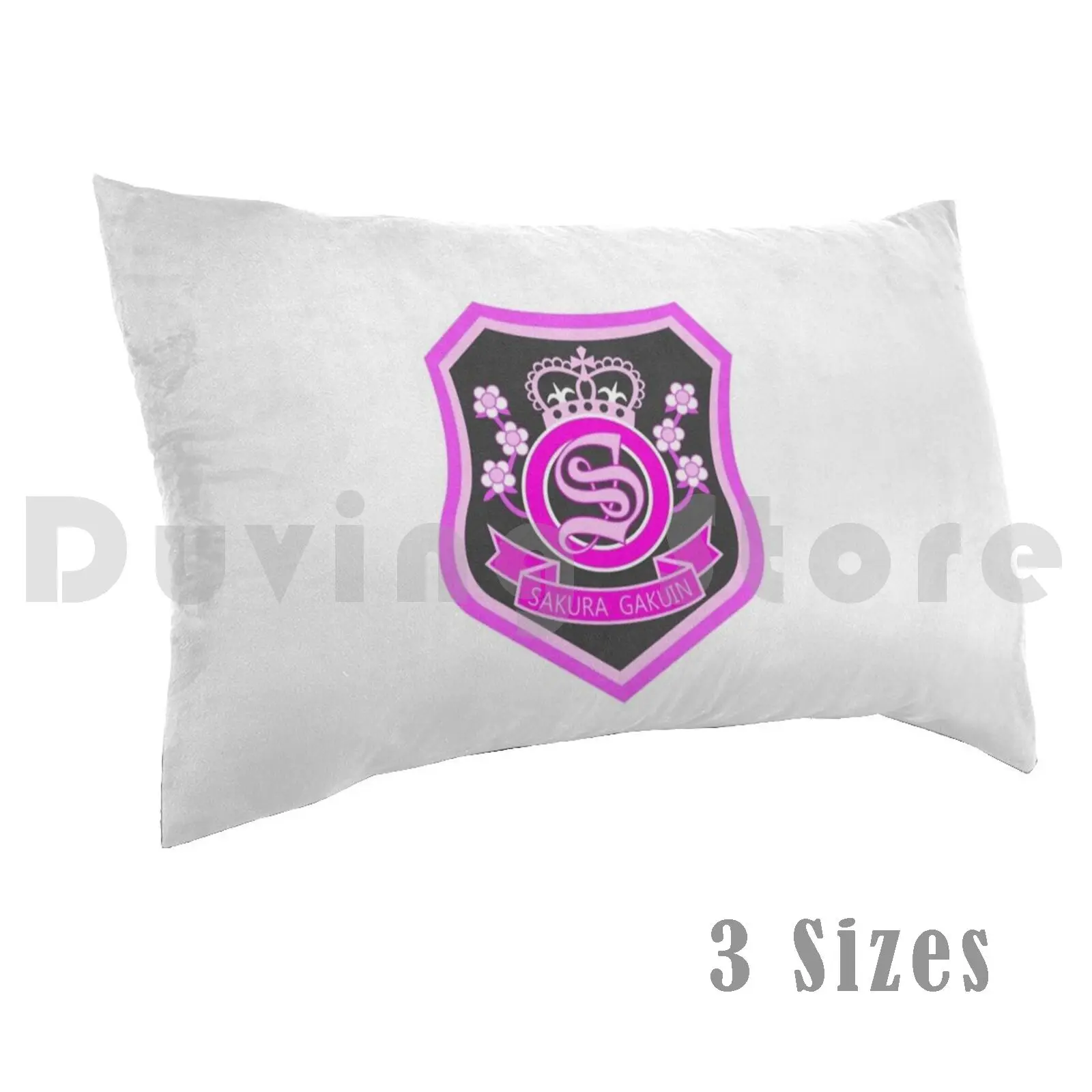 Sakura Gakuin LogoPillow case Sakura Gakuin Jpop Cherry Blossom Academy School Emblem Japan Japanese