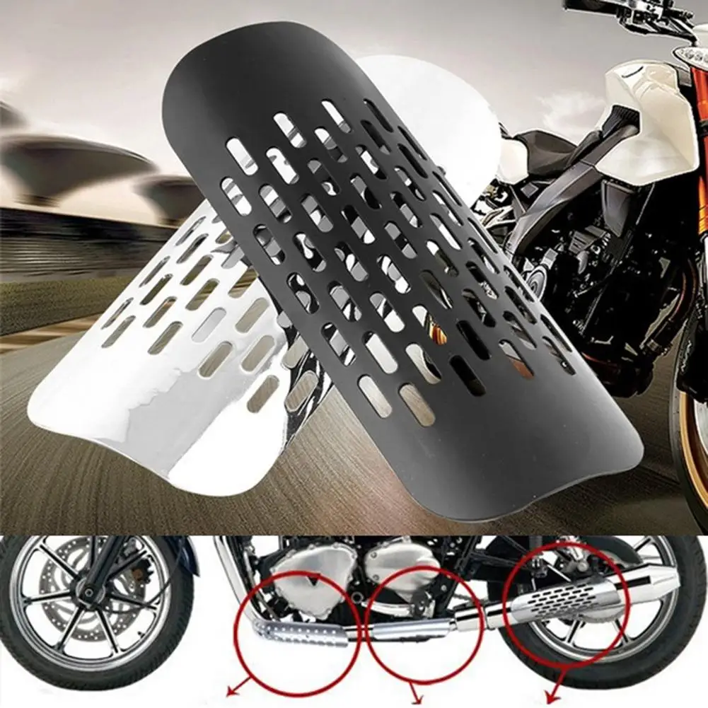 

Heat Resistance Motorcycle Motorbike Exhaust Pipe Heat Shield Cover Guard Protector Accessories