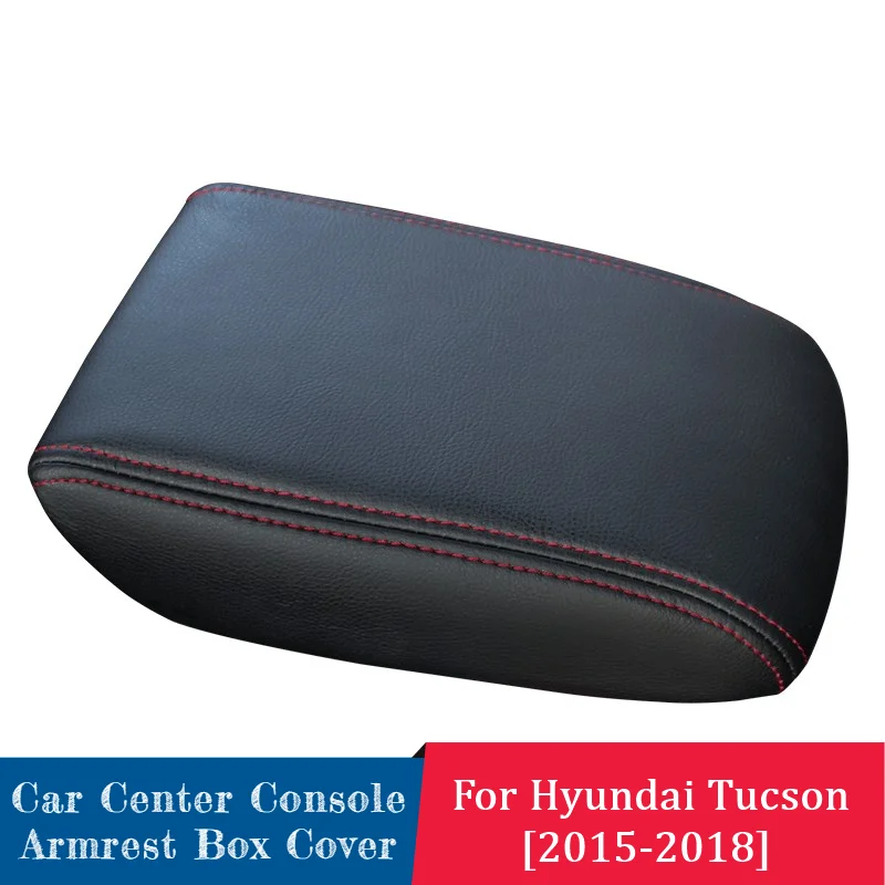 

Auto Center Console Cover Pad For Hyundai Tucson 2015-2018, Waterproof Car Armrest Seat Box Cover, Leather Auto Armrest Cover