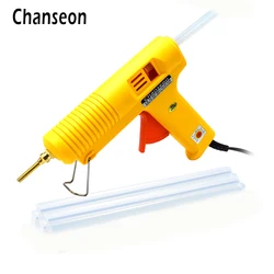 150W Hot Melt Glue Gun 11mm Glue Stick Industrial Adjustable Temperature Guns Thermo EU/US Gluegun Heat Temperature DIY Tool