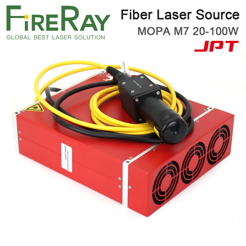 

Волоконный лазерный источник FireRay JPT M7 серии 1064nm MOPA 20 Вт-120 Вт 2-350ns импульсная длительность для волоконного лазера, маркировка цвета металла