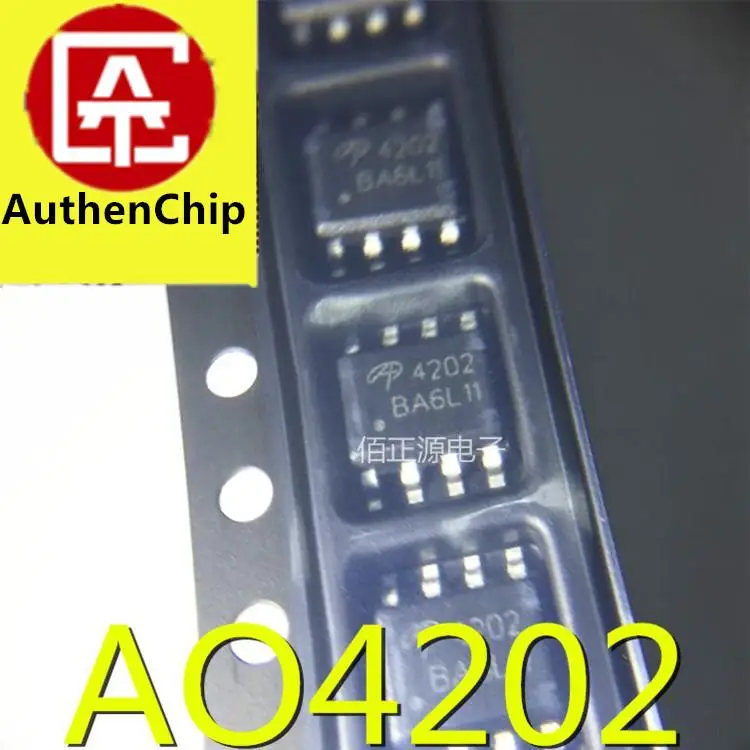 10 stücke 100% orginal neue auf lager AO4202 4202 SOP-8 SMD mos-feldeffekt rohr AOS Amerika