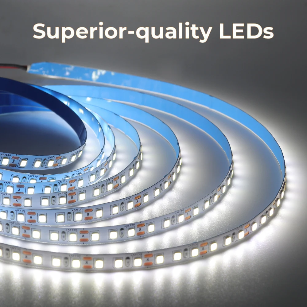 

5M 600LEDs LED Strip 12V SMD 2835 Luces Led Ribbon White/Warm White/Blue/Red/Pink/Green Flexible Diode Tape For Kitchen Home