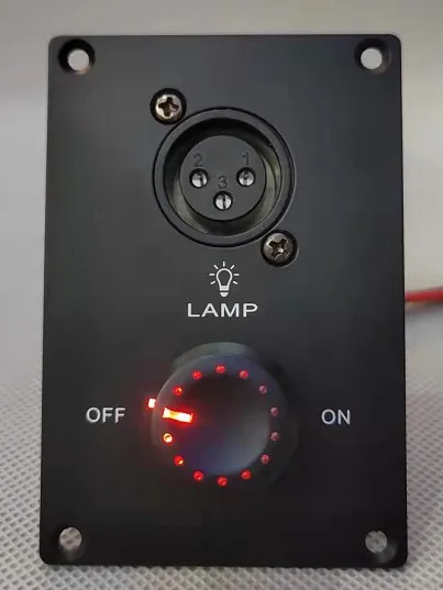 3pin gniazdo XLR + 3pin lampa gęsiej szyi konsola lampa oświetleniowa oświetlenie konsoli morskiej, lampa podium gęsiej szyi