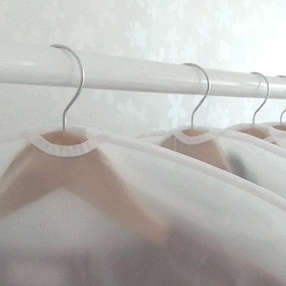 Transparent Clothing Covers Garment Suit Dress Jacket Clothes Coat Dustproof Cover Protector Travel Bag Dust Cover Hanging Bag