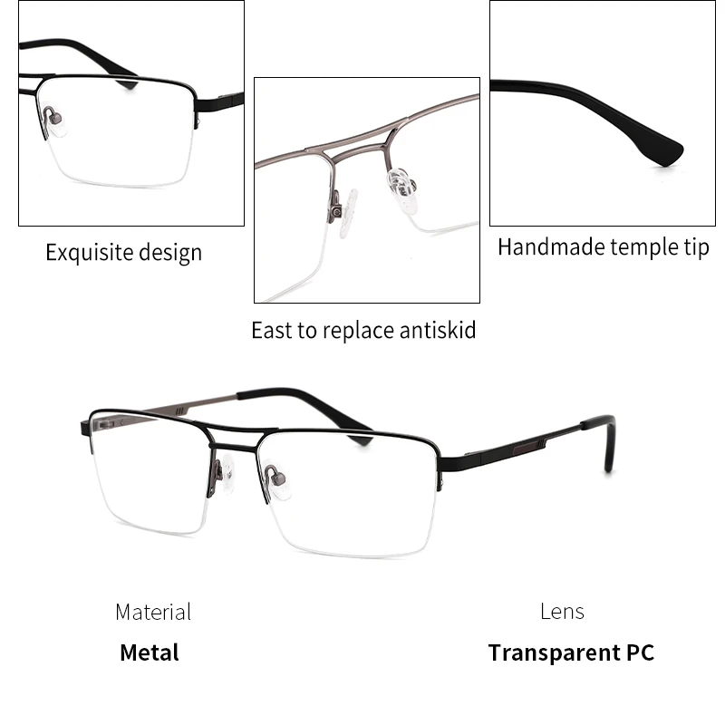 KANSEPT Men Optical Glasses Frame Metal Myopia Prescription Eyeglasses Frame 2021 New Arrival High Quality ME2360