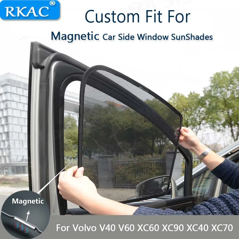 

Car Sun Shade UV Protection Car Curtain Side Windows Sun Visor Shield Sunshade Mesh V40 V60 XC60 XC90 XC40 XC70